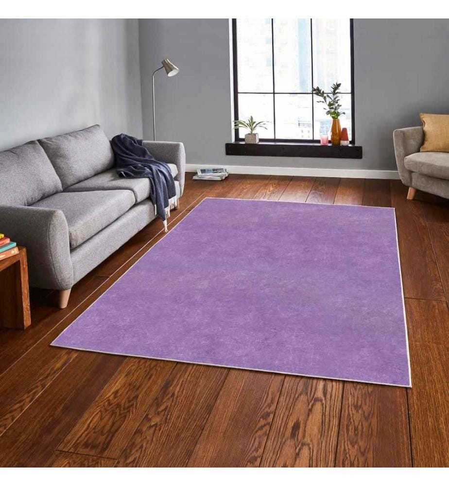 Tappeto, Viola, 100% poliestere, 80 x 120 cm
