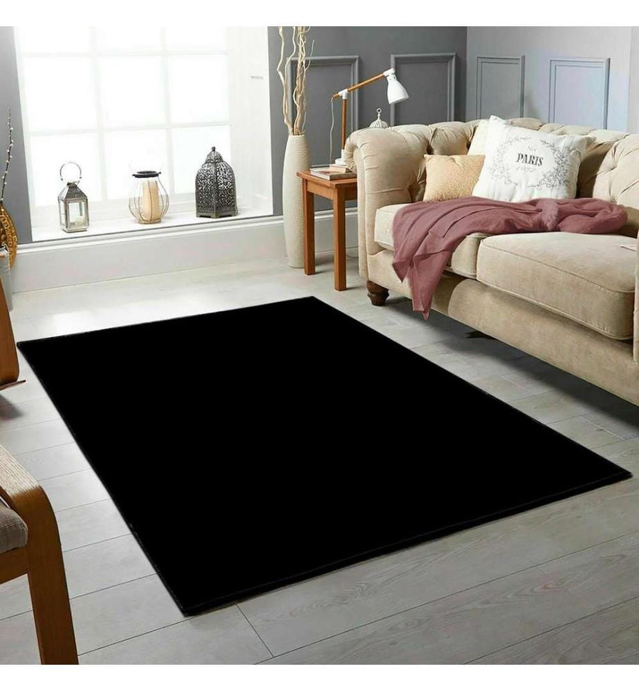 Tappeto, Nero, 100% poliestere, 100 x 300 cm