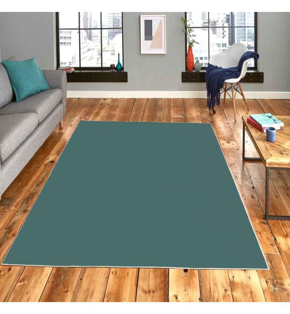 Tappeto, Verde, 100% poliestere, 100 x 150 cm