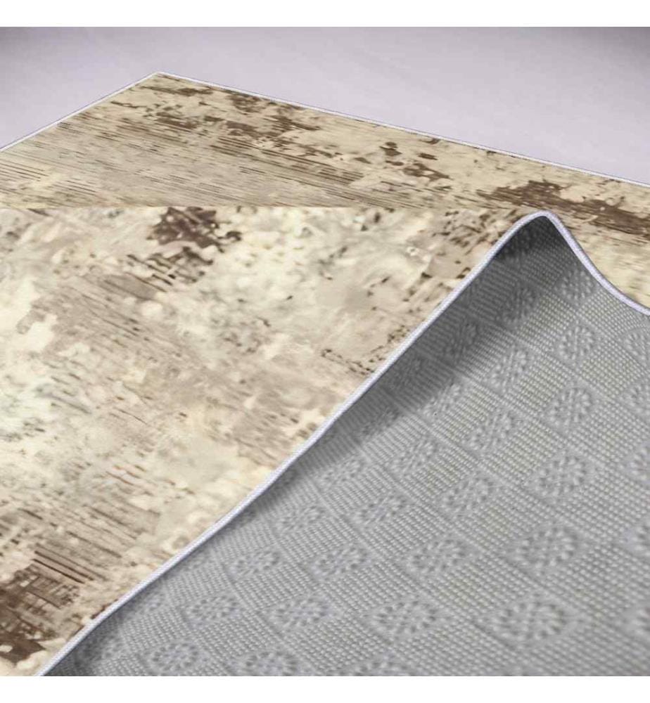 Tappeto, Crema, Beige, Visone, 100% poliestere, 140 x 220 cm