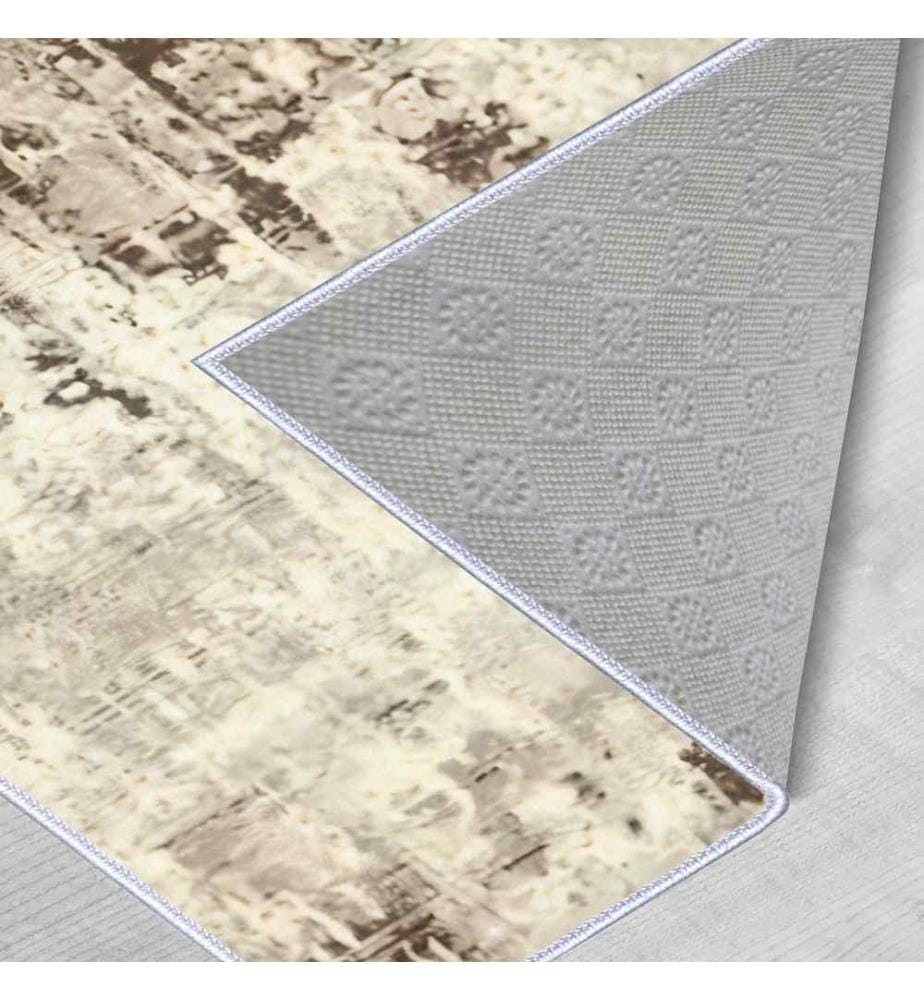 Tappeto, Crema, Beige, Visone, 100% poliestere, 140 x 220 cm