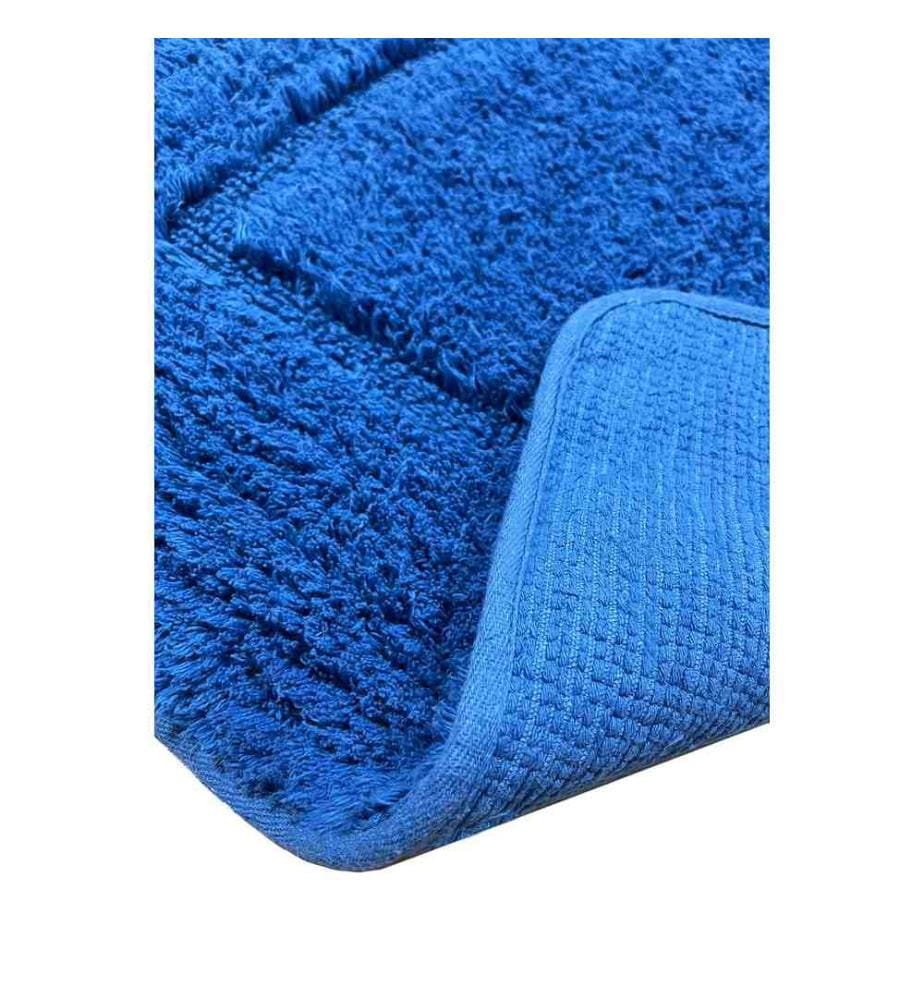 Bathmat, Dark Blue, 100% Cotton
