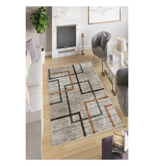 Teppichboden, Grau, 100% Polyester, 140 x 220 cm