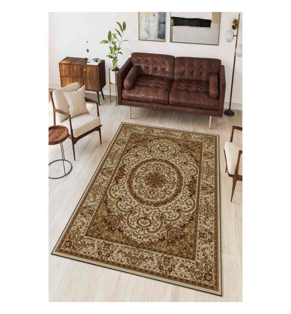 Tapis, Latte, 100% polyester, 140 x 220 cm