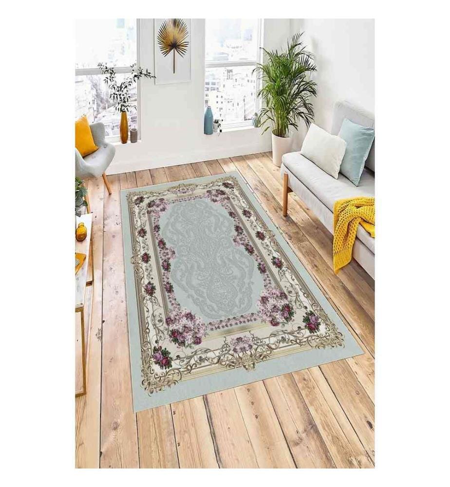 Flurteppich, Hellblau, 100% Polyester, 80 x 150 cm