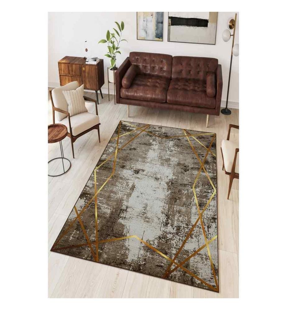 Flurteppich, Grau, 100% Polyester, 80 x 150 cm