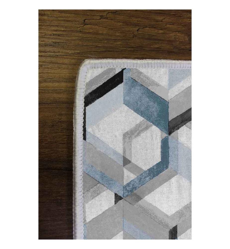 Tappeto, Grigio, 100% poliestere, 140 x 220 cm