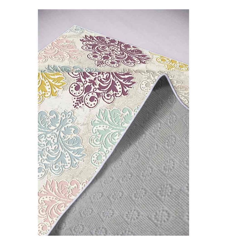 Tapis de salle, crème, 100% polyester, 100 x 150 cm