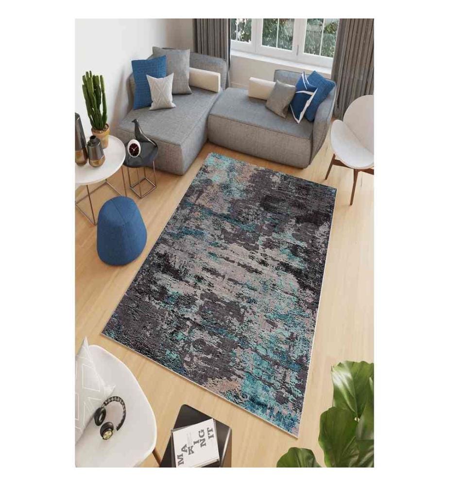 Tapis de salle, violet, 100% polyester, 100 x 150 cm
