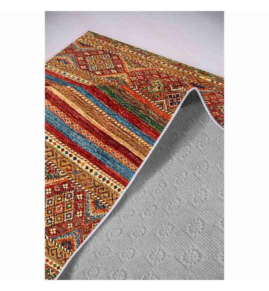 Tapis de salle, brun, 100% polyester, 100 x 150 cm
