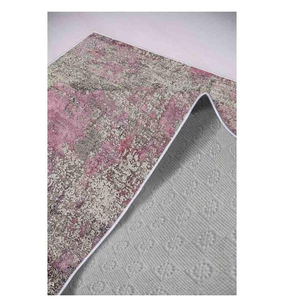 Tapis de salle, gris, 100% polyester, 100 x 150 cm