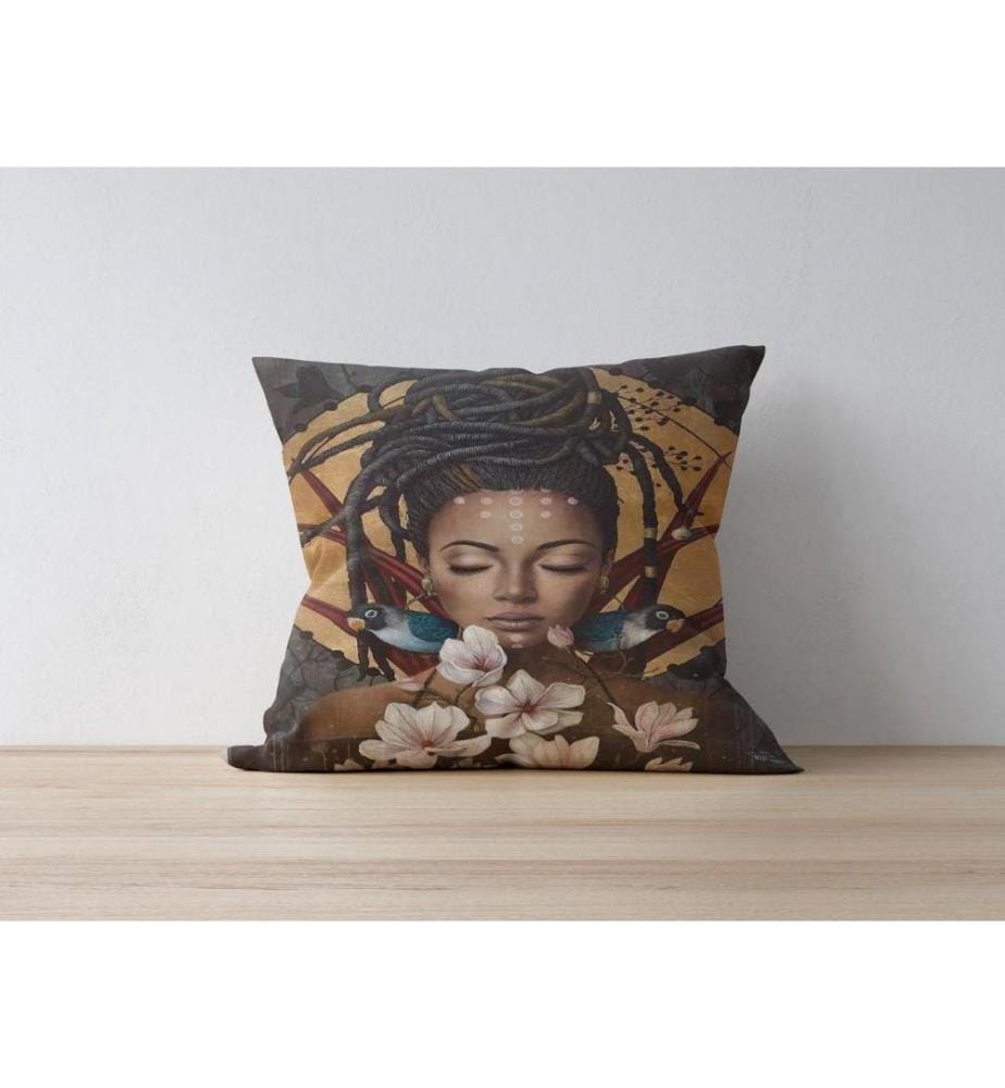 Housse de coussin, Multicolore, 50% Polyester - 50% Coton, Impression numérique