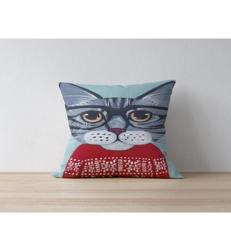 Housse de coussin, Multicolore, 50% Polyester - 50% Coton, Impression numérique