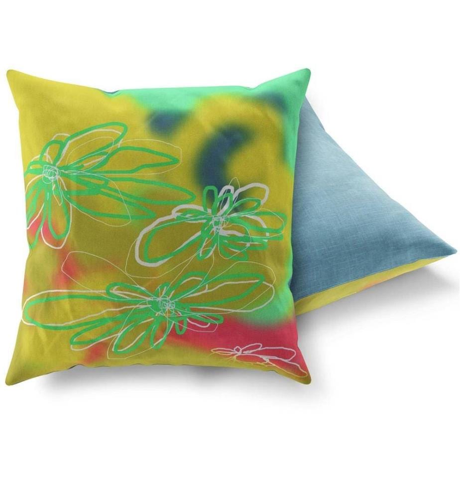 Cuscino, Multicolore, 50% cotone - 50% poliestere