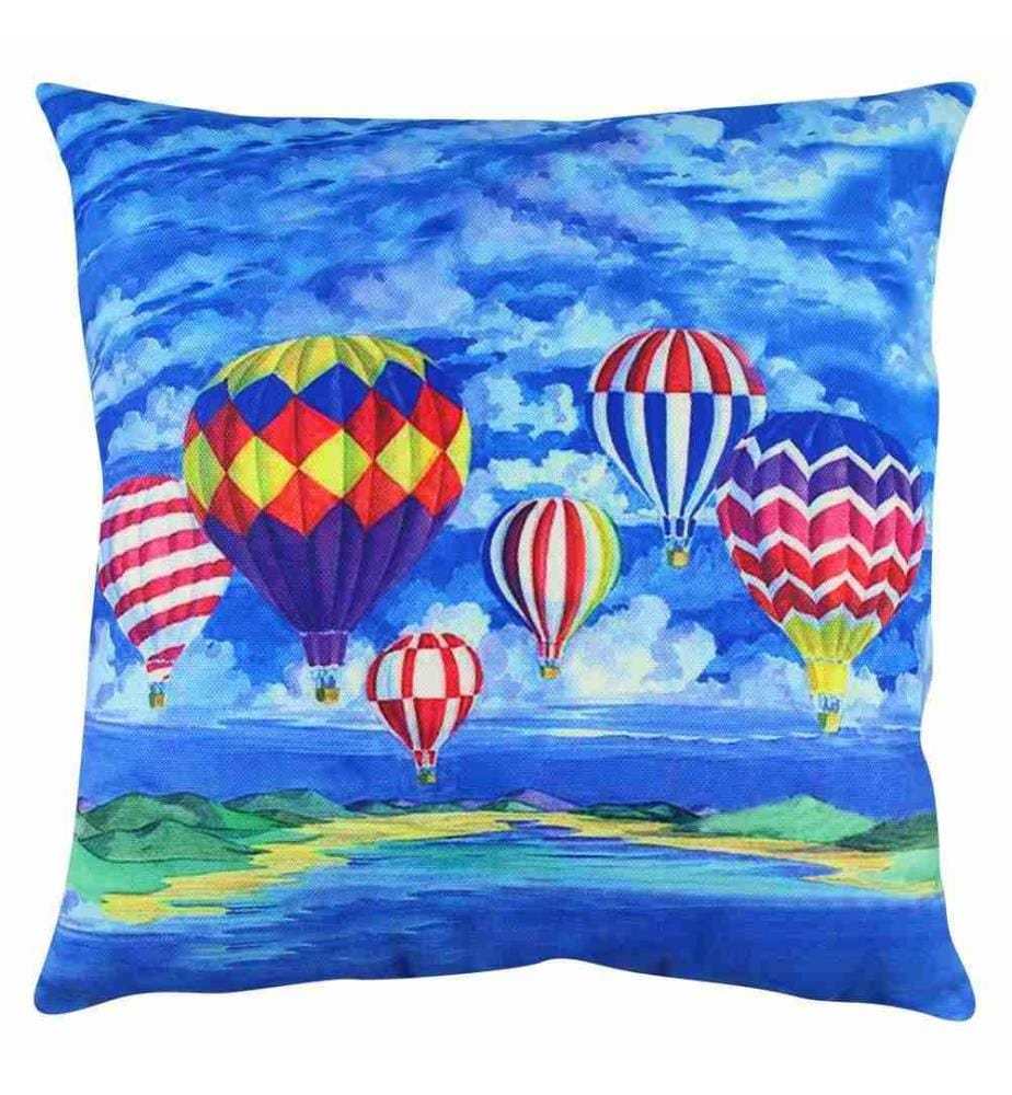 Cuscino, Multicolore, 50% cotone - 50% poliestere