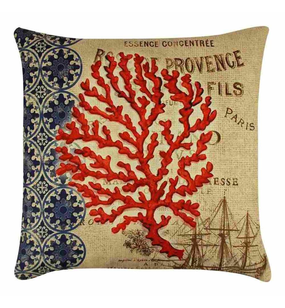 Cuscino, Multicolore, 50% cotone - 50% poliestere