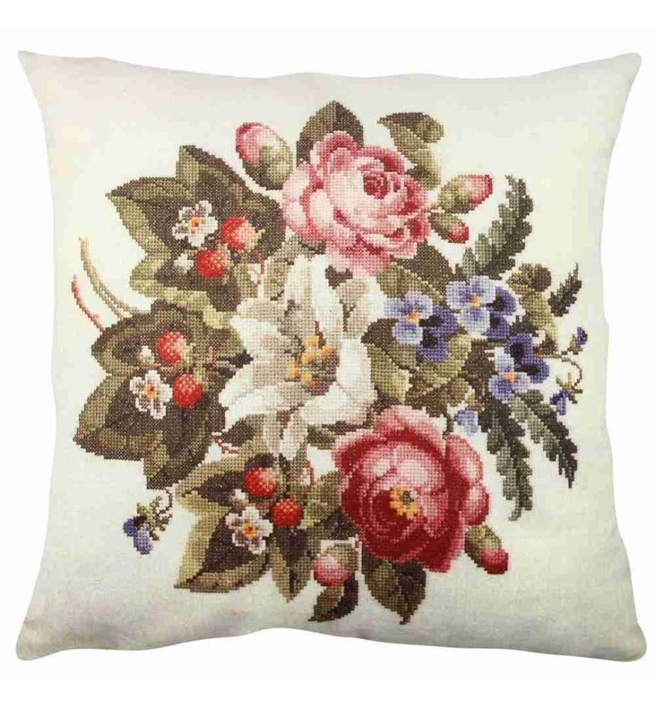 Cuscino, Multicolore, 50% cotone - 50% poliestere