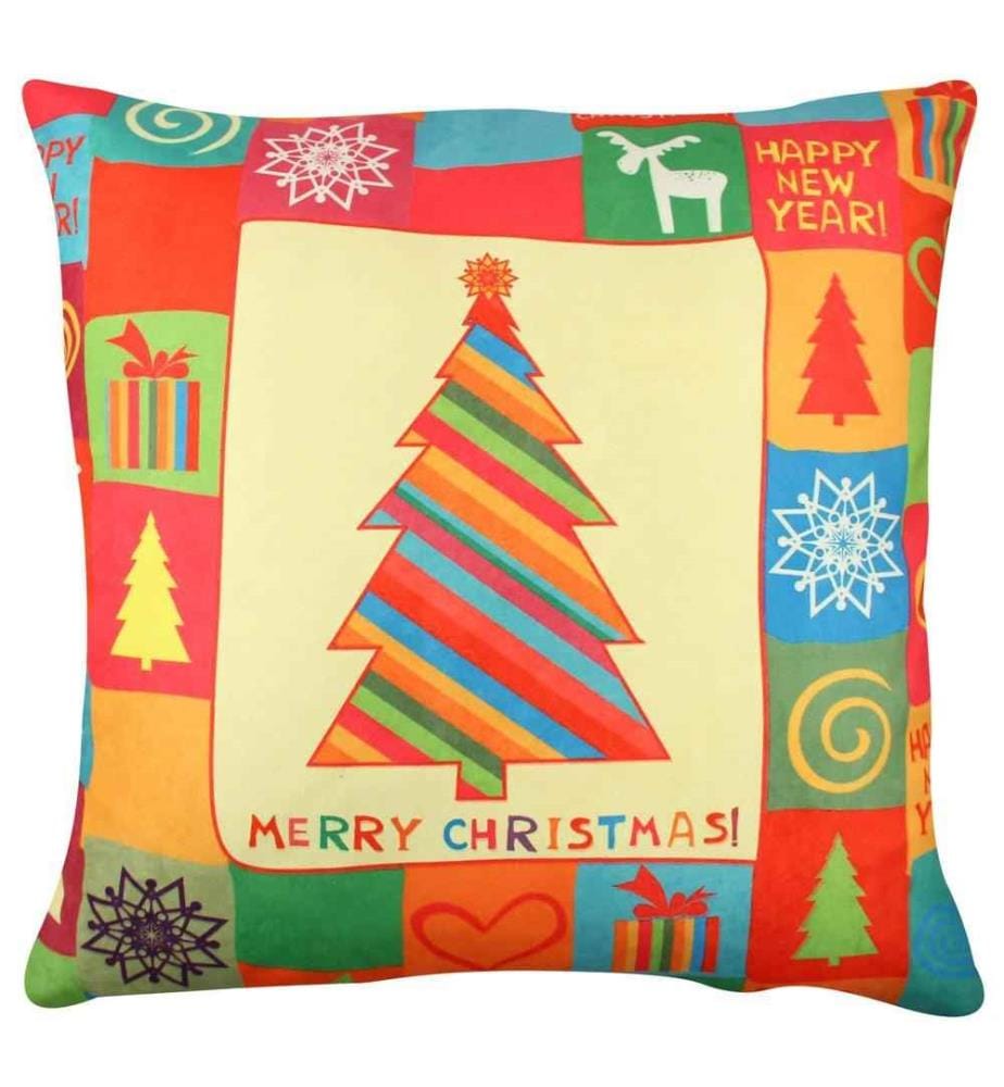 Cuscino, Multicolore, 50% cotone - 50% poliestere