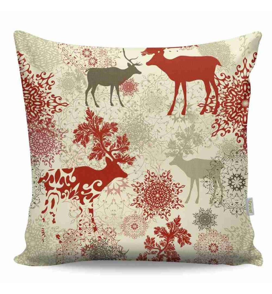 Cuscino, Multicolore, 50% cotone - 50% poliestere