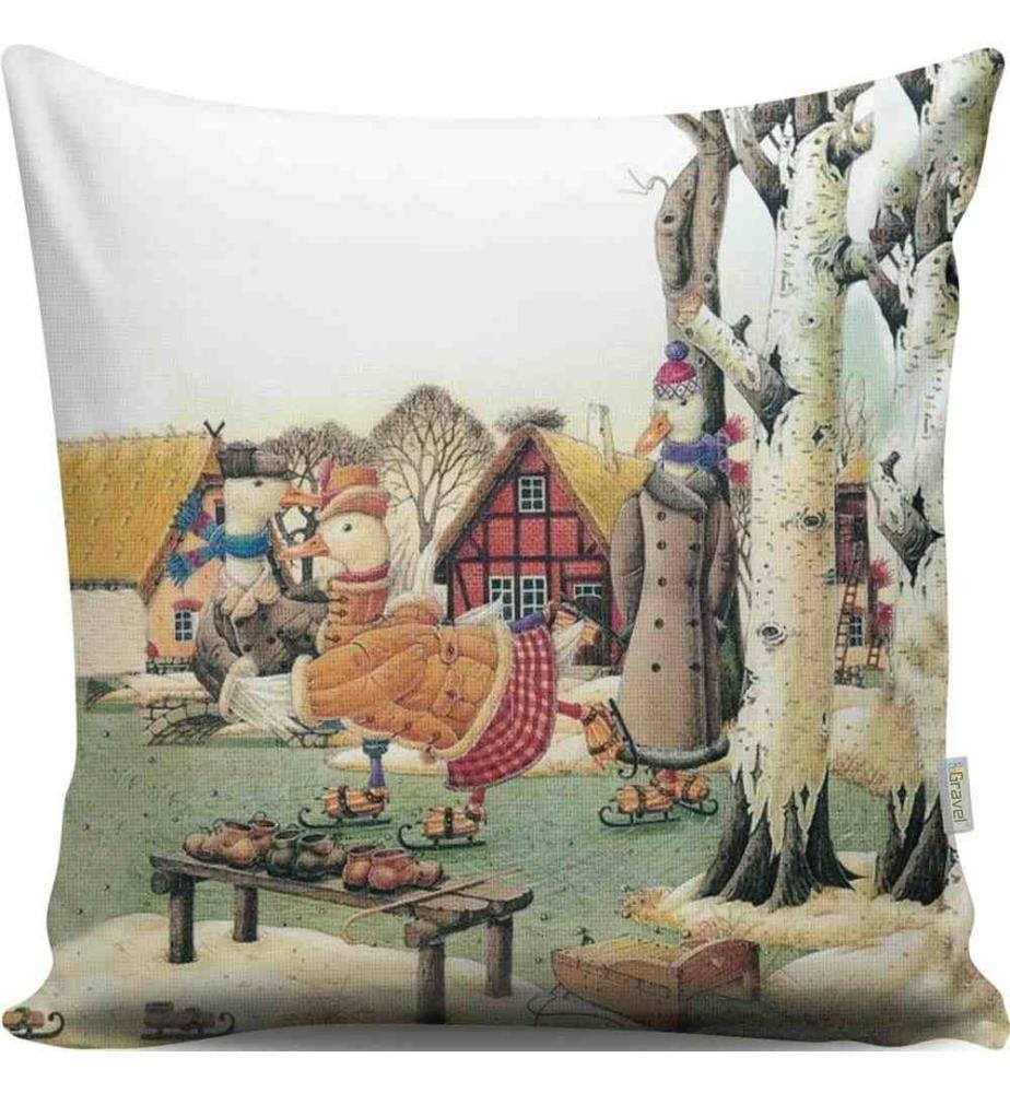 Cushion, Multicolor, 50% Cotton - 50% Polyester