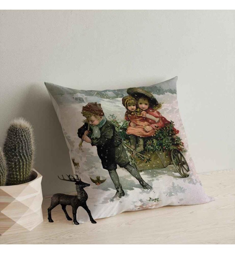 Cuscino, Multicolore, 50% cotone - 50% poliestere