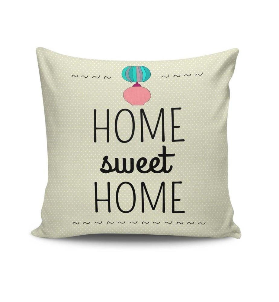 Housse de coussin, Multicolore, 50% coton - 50% polyester