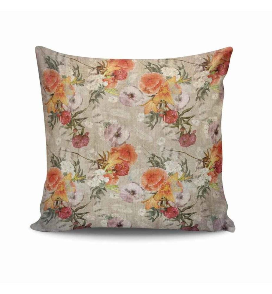 Housse de coussin, Multicolore, 50% coton - 50% polyester