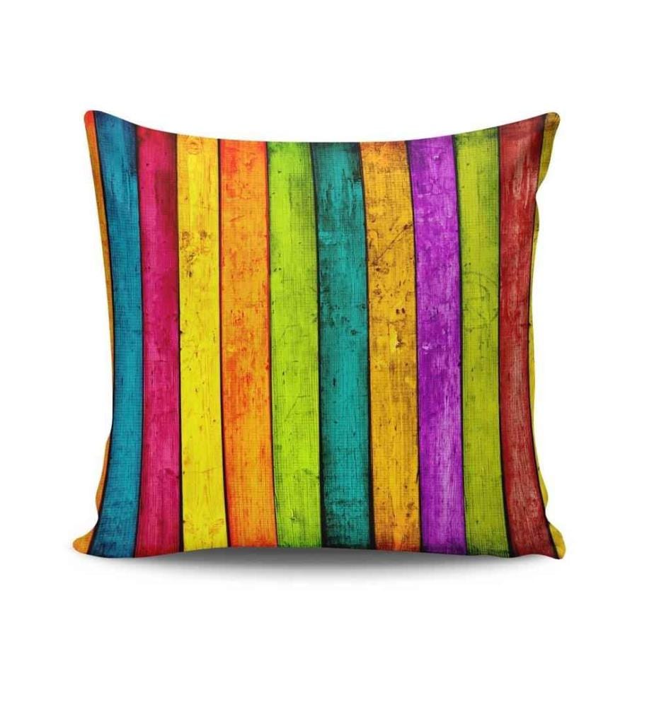 Housse de coussin, Multicolore, 50% coton - 50% polyester