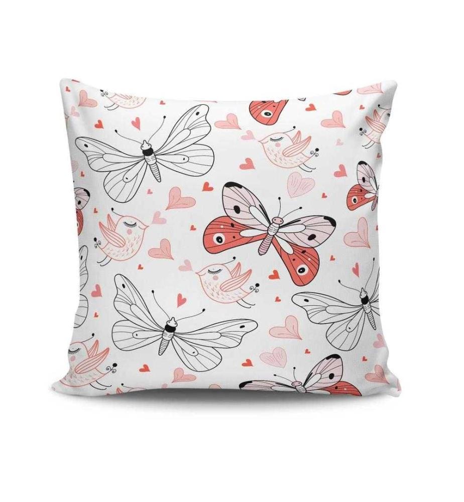 Housse de coussin, Multicolore, 50% coton - 50% polyester