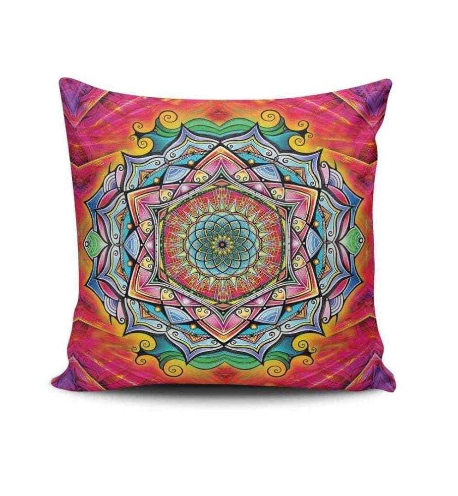 Cuscino, Multicolore, 50% cotone - 50% poliestere