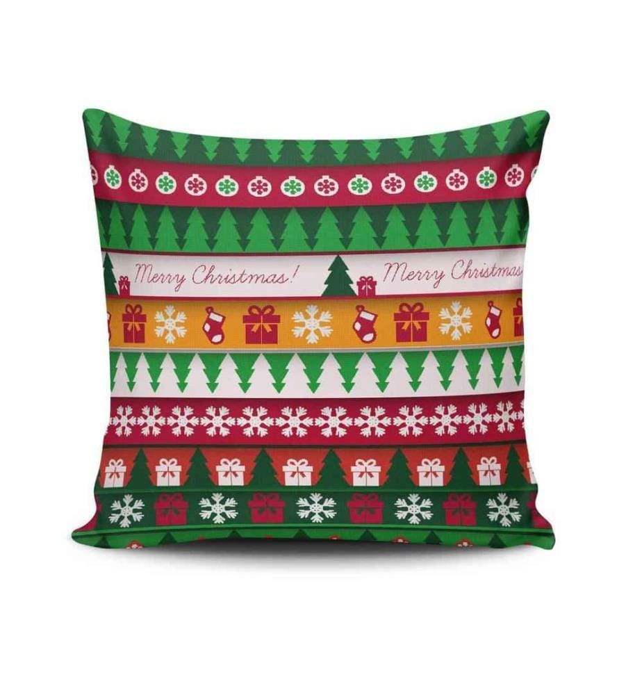 Cuscino, Multicolore, 50% cotone - 50% poliestere