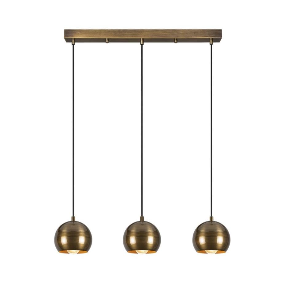 Jahrgang, Kronleuchter, 65 X 15 cm, Metallkörper