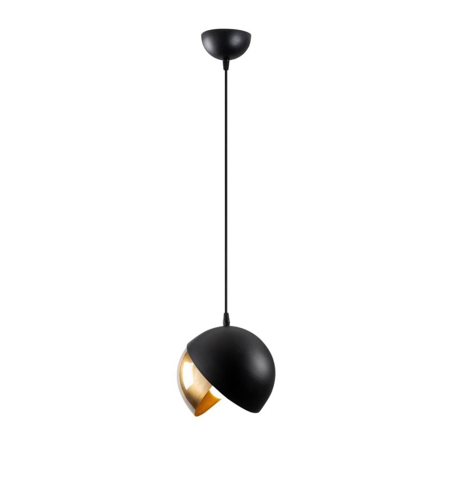 Schwarz,Gold, Kronleuchter, Metallkörper