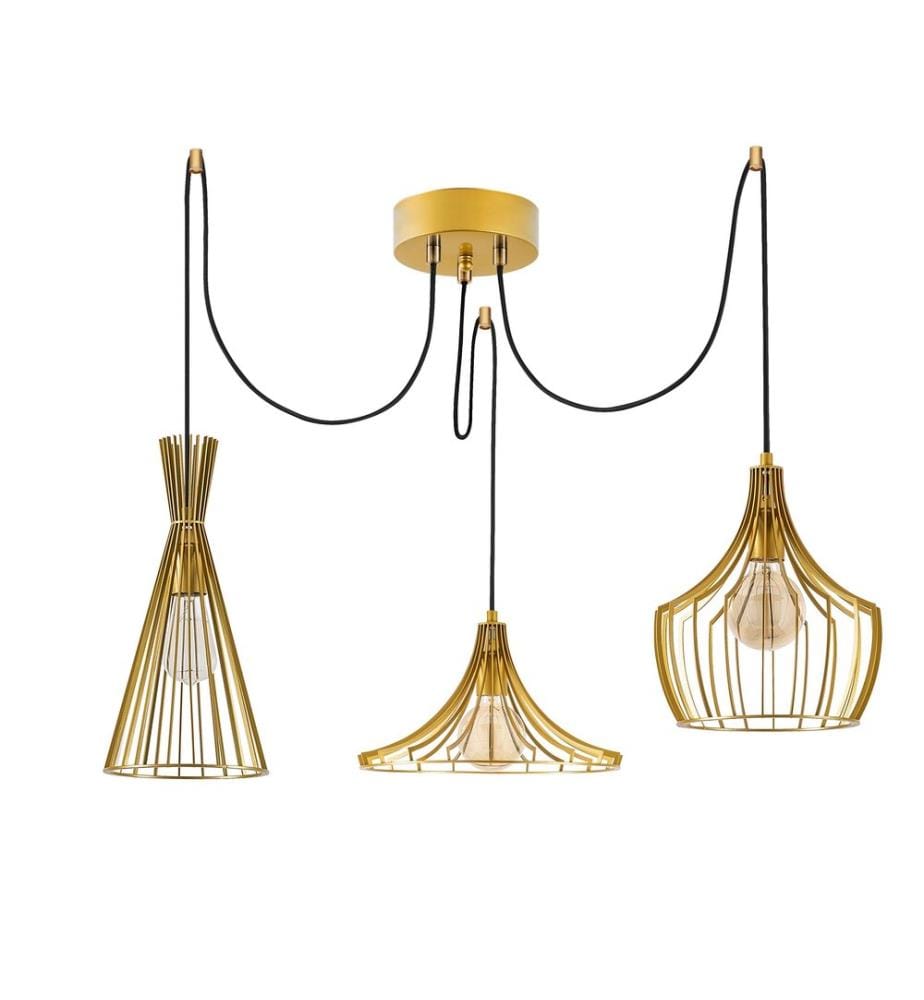 Gold, Kronleuchter, Metallkörper