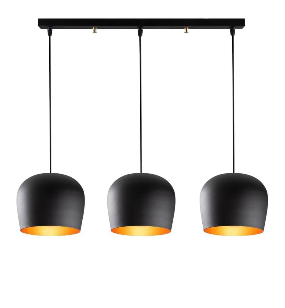Noir, Lustre, 60 X 10 X 2 cm, Corps En Acier