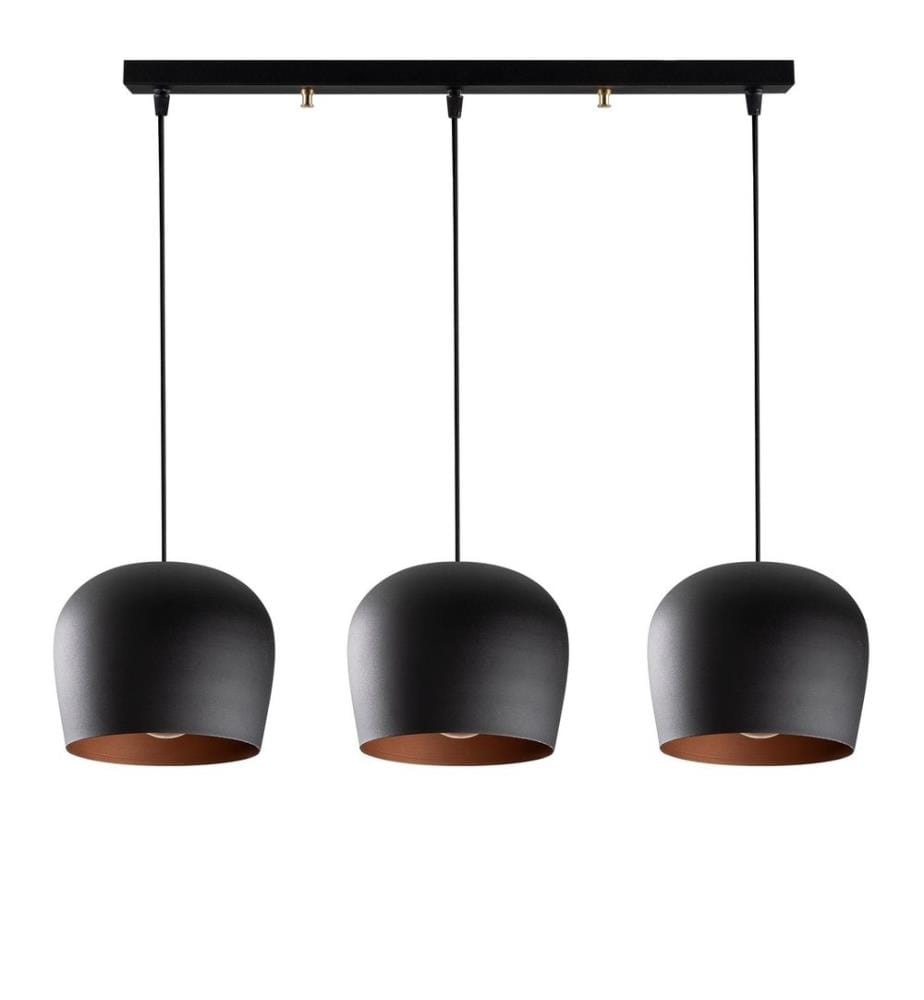 Noir, Lustre, 60 X 10 X 2 cm, Corps En Acier