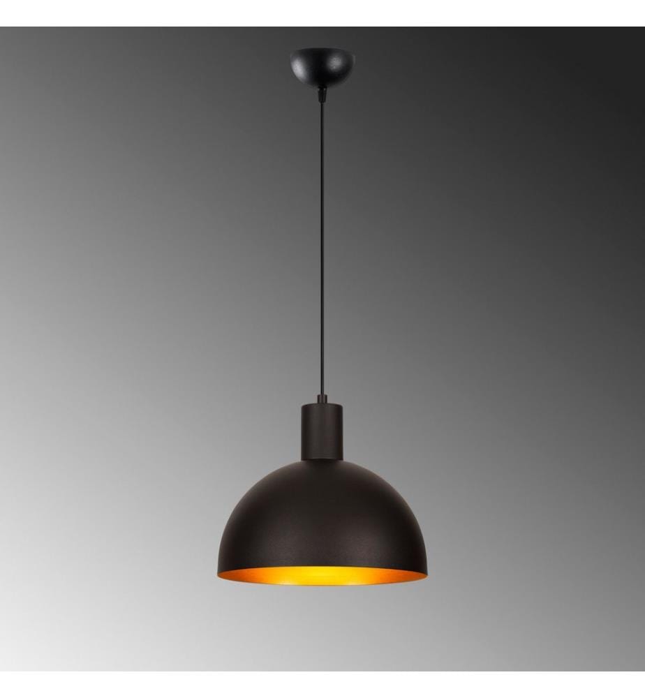 Schwarz,Gold, Kronleuchter, Metallkörper