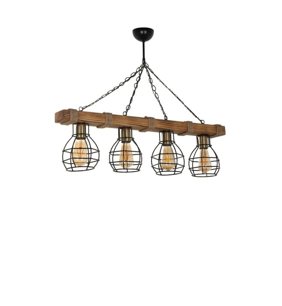 Né, Lustre, Corps En Bois