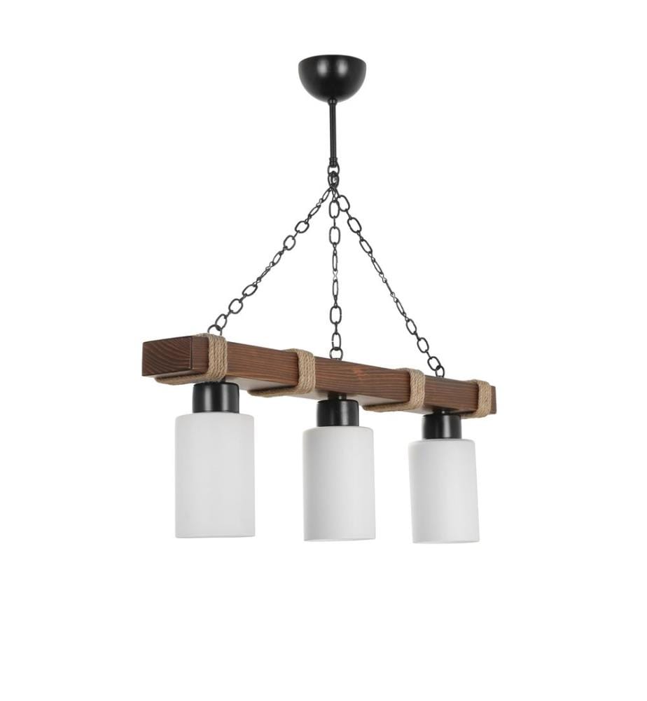 Blanc, Lustre, Corps En Bois