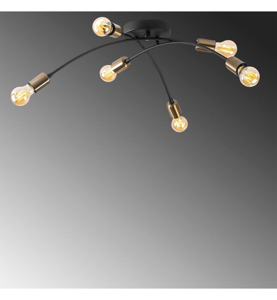 Schwarz,Jahrgang, Kronleuchter, 67 X 67 cm, Metallkörper