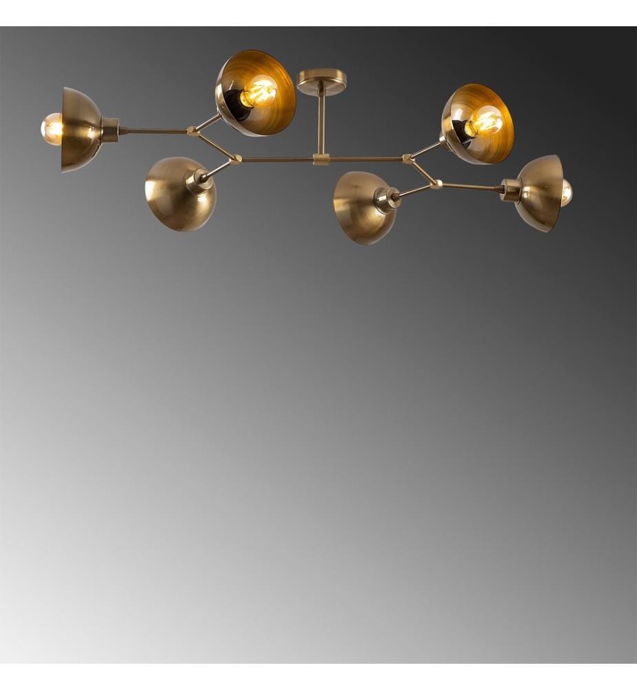 Jahrgang, Kronleuchter, 102 X 52 cm, Metallkörper