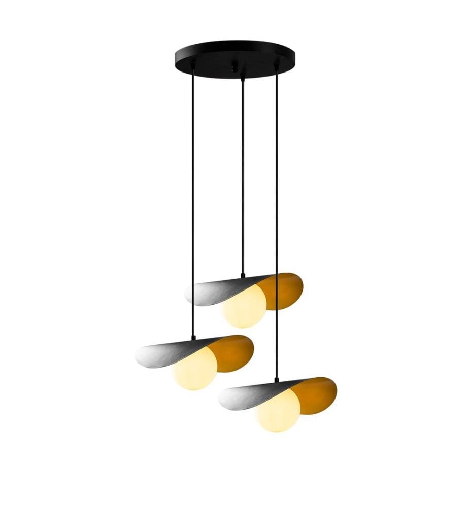 Schwarz, Kronleuchter, 60 X 60 cm, Metallkörper