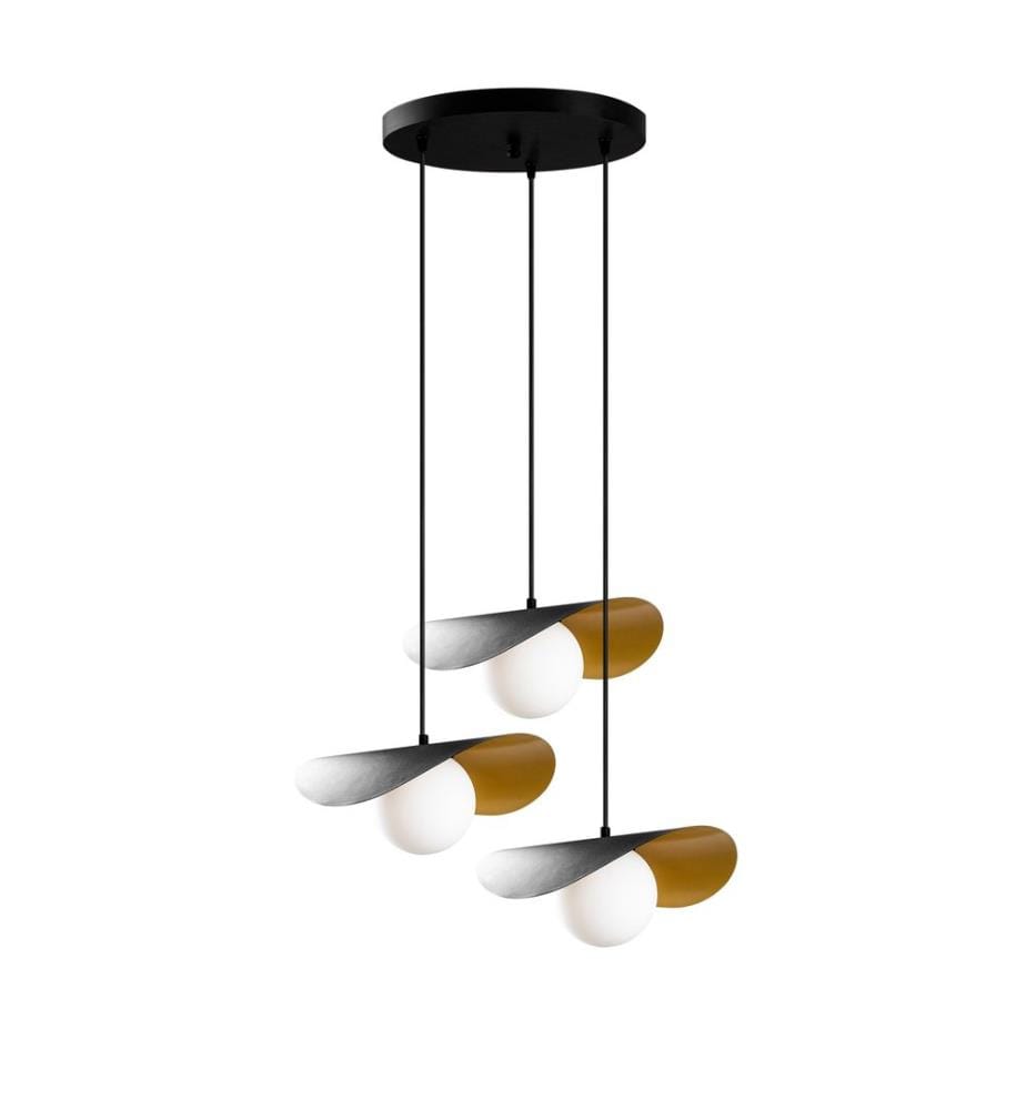 Schwarz, Kronleuchter, 60 X 60 cm, Metallkörper