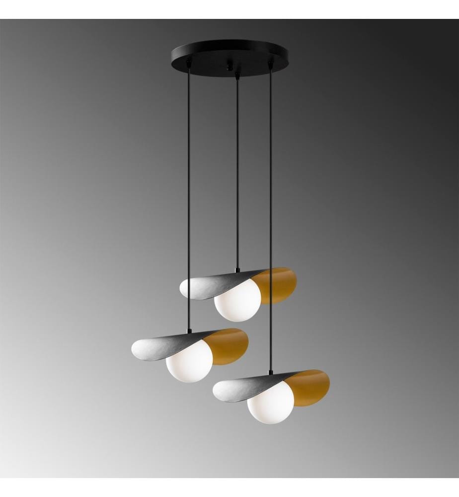 Schwarz, Kronleuchter, 60 X 60 cm, Metallkörper