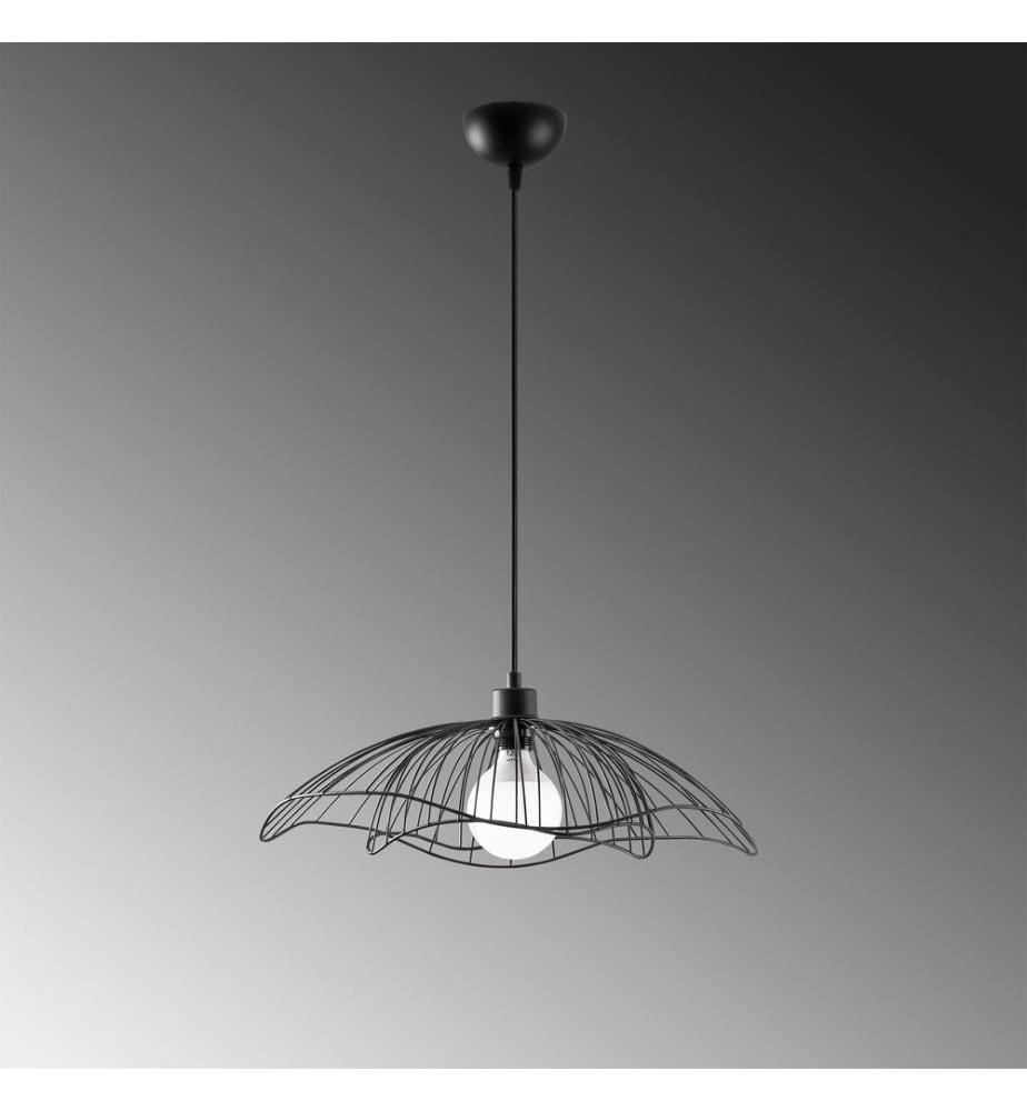 Schwarz, Kronleuchter, 50 X 50 cm, Metallkörper