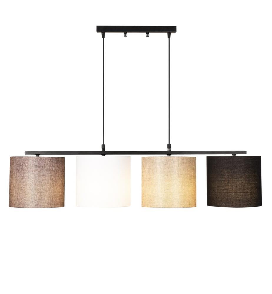 Noir, Blanc, Crème, Brun, Lustre, 110 X 25 cm, Corps Métallique
