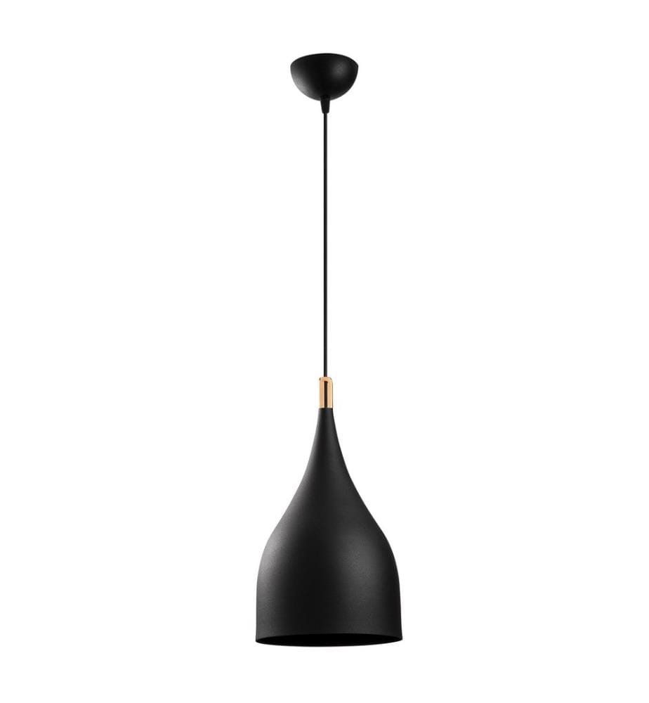 Schwarz,Gold, Kronleuchter, Metallkörper
