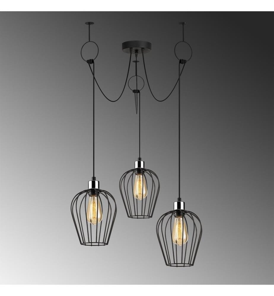 Lustre, Noir, Corps Métallique
