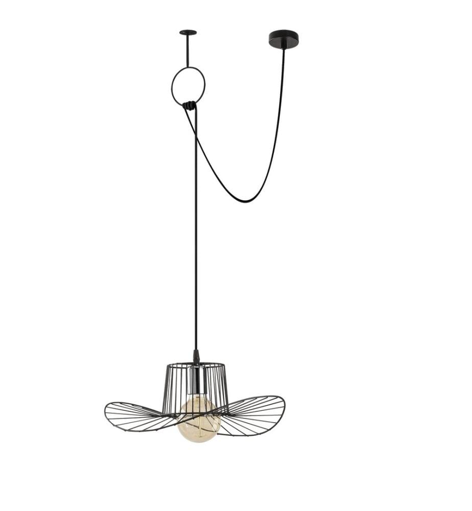 Schwarz, Kronleuchter, 98 X 38 cm, Metallkörper