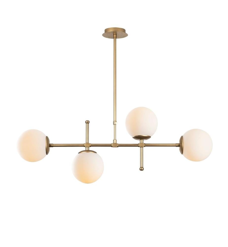 Gold, Kronleuchter, 108 X 15 cm, Metallkörper